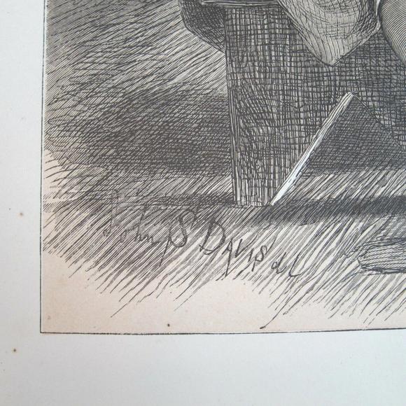 Antique 1873 Wood Engraving Print After the Frolic by John S. Davis, The Aldine - Picture 7 of 12